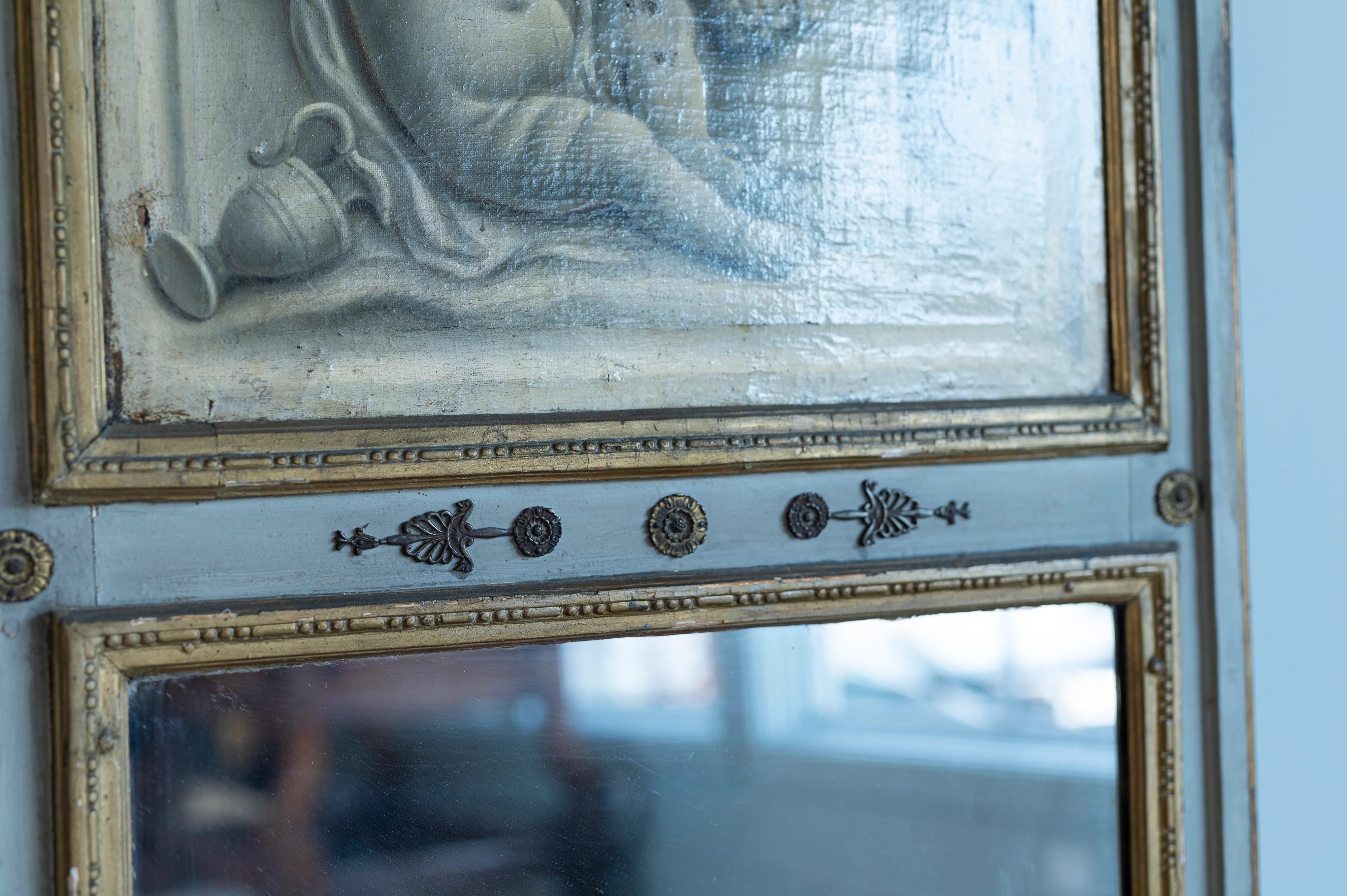 French Trumeau Mirror