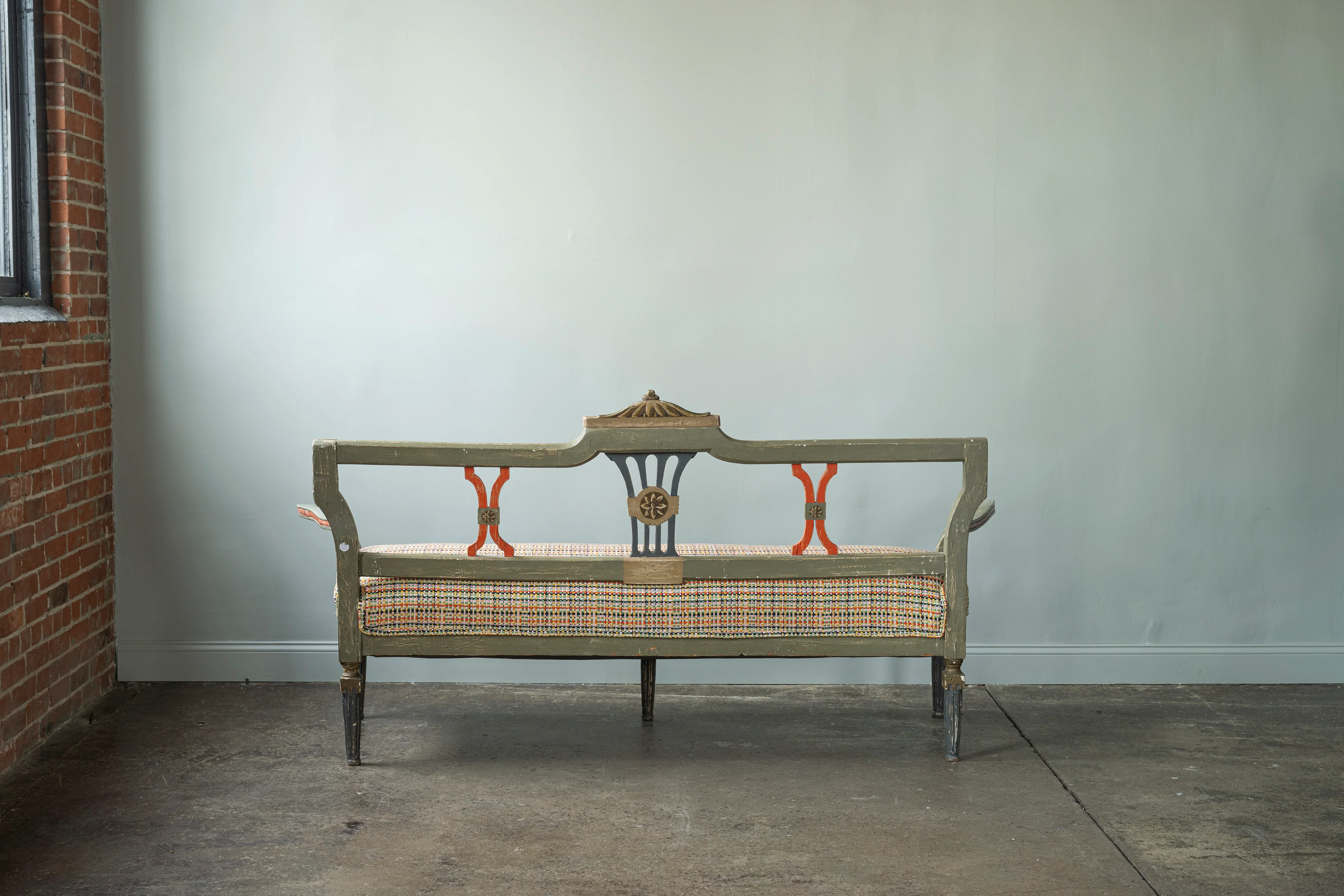 Italian Painted Bench