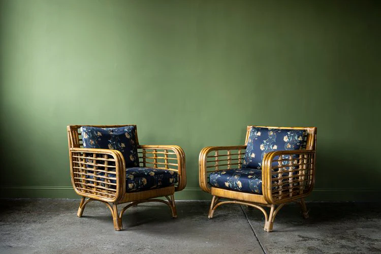Rattan Birdcage Style Chairs