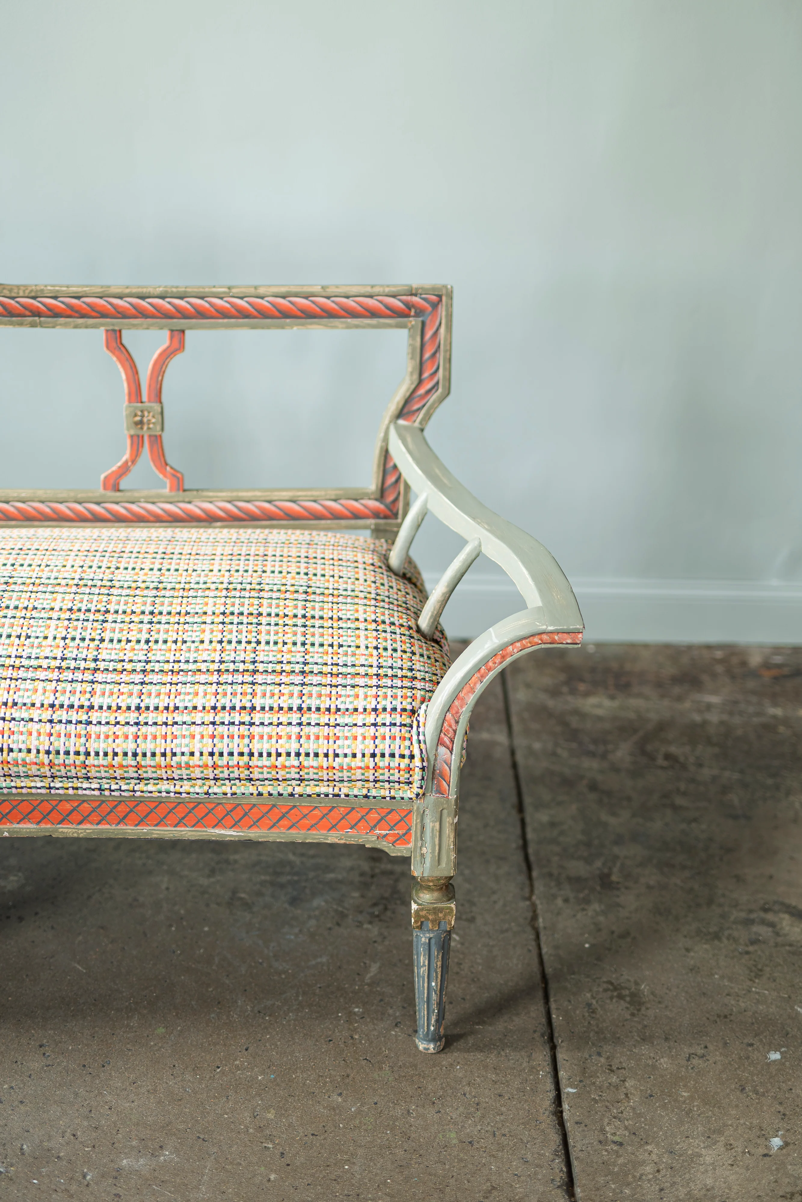 Italian Painted Bench
