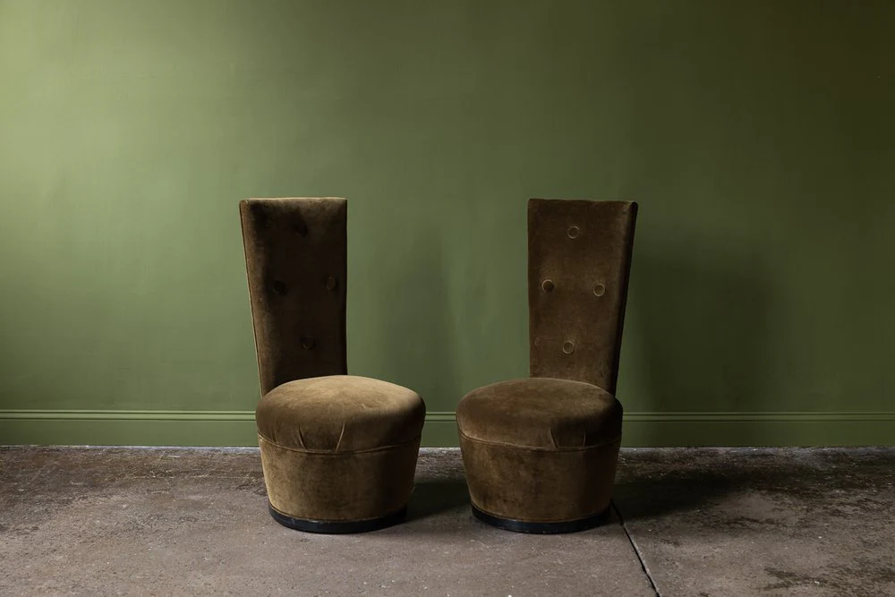 Pair of James Mont Chairs