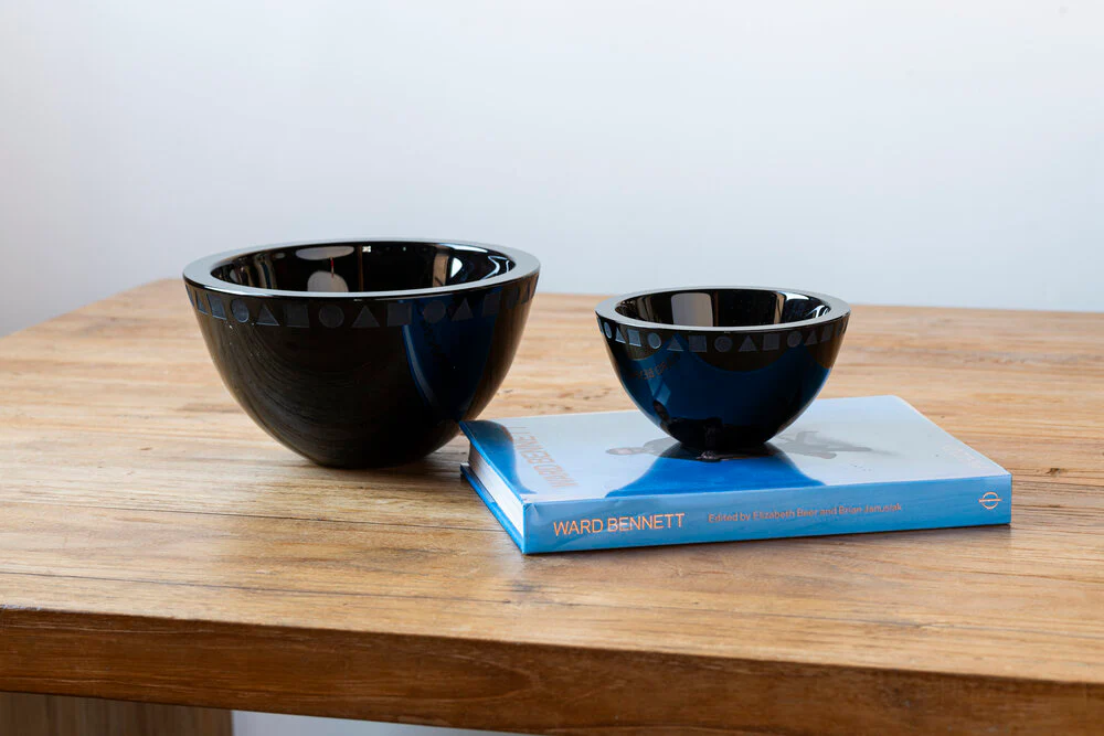 Ward Bennett for Sasaki Black Bowls