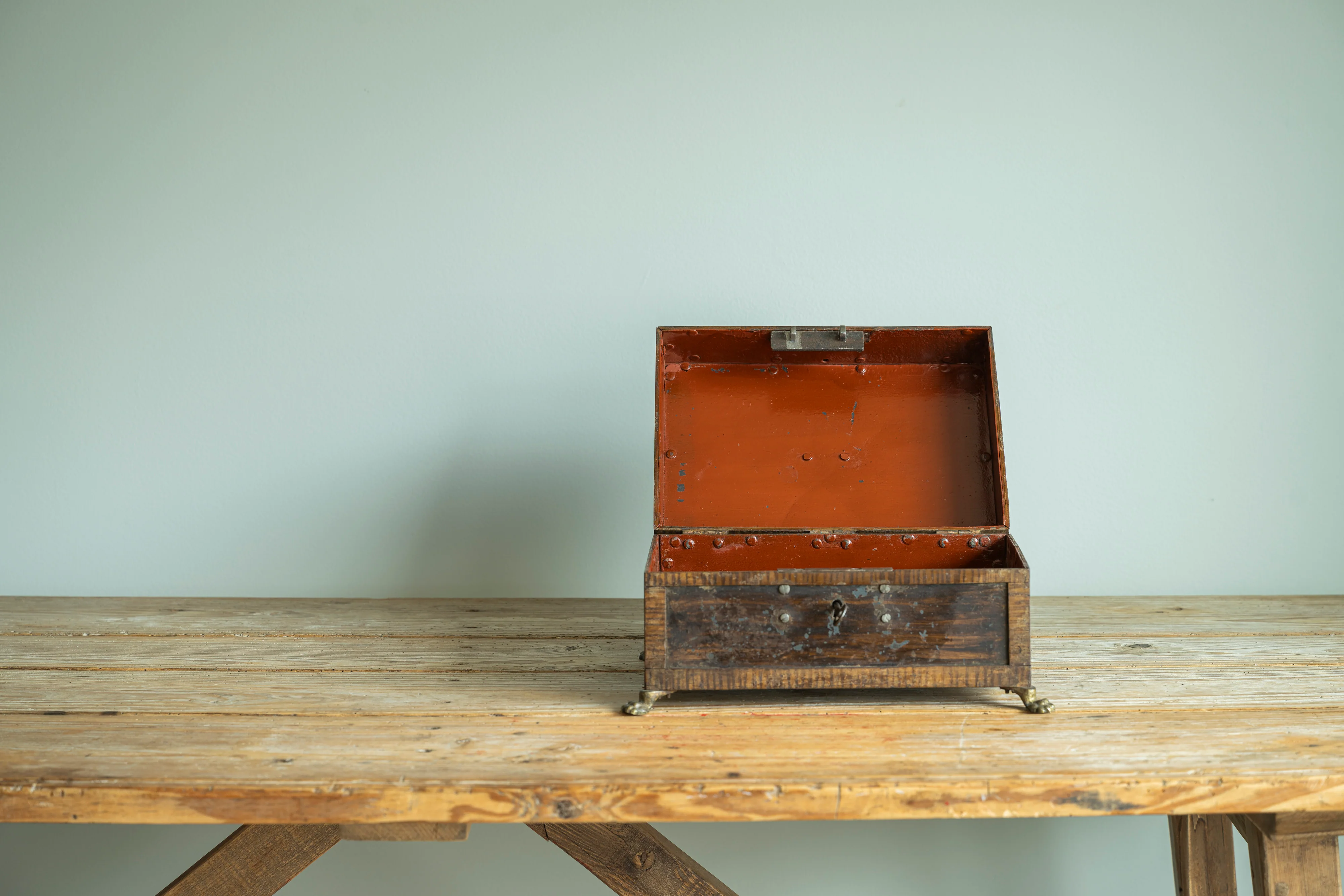 Painted Faux Metal Box