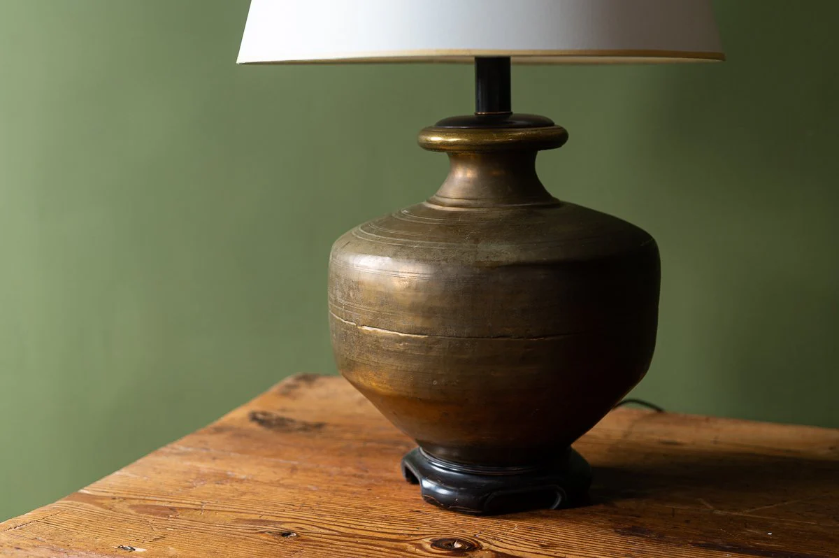 Mid Century Brass Lamp