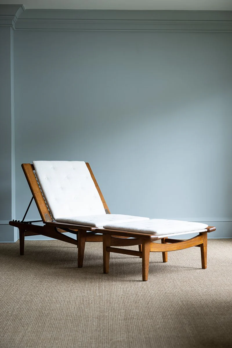 Hans Wegner Chair and Ottoman