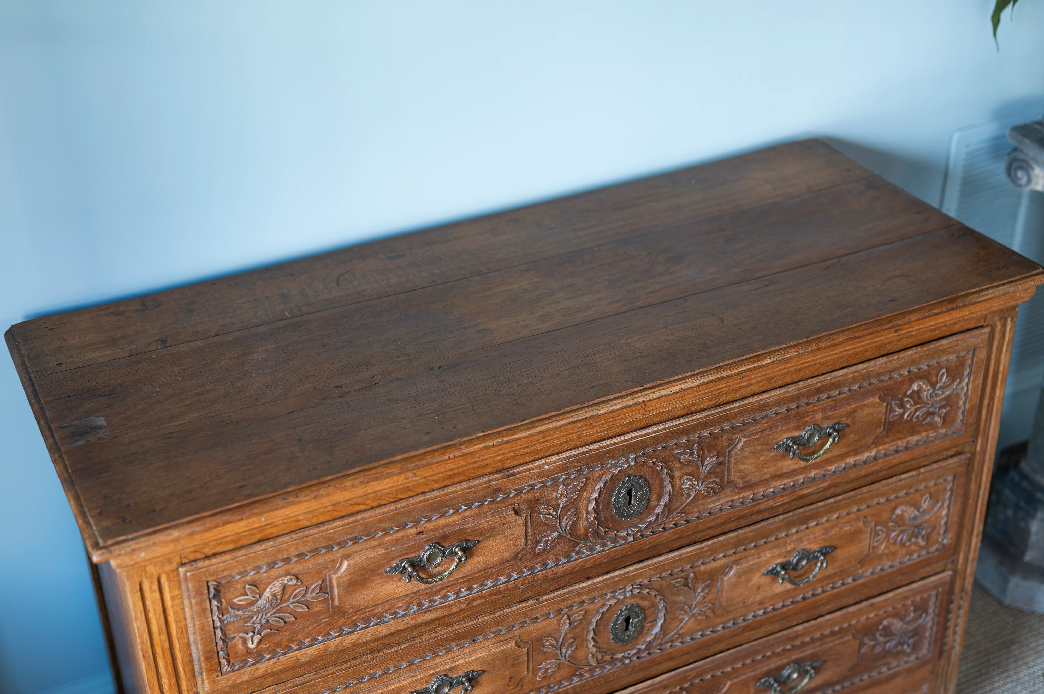 Belgian Carved Chest