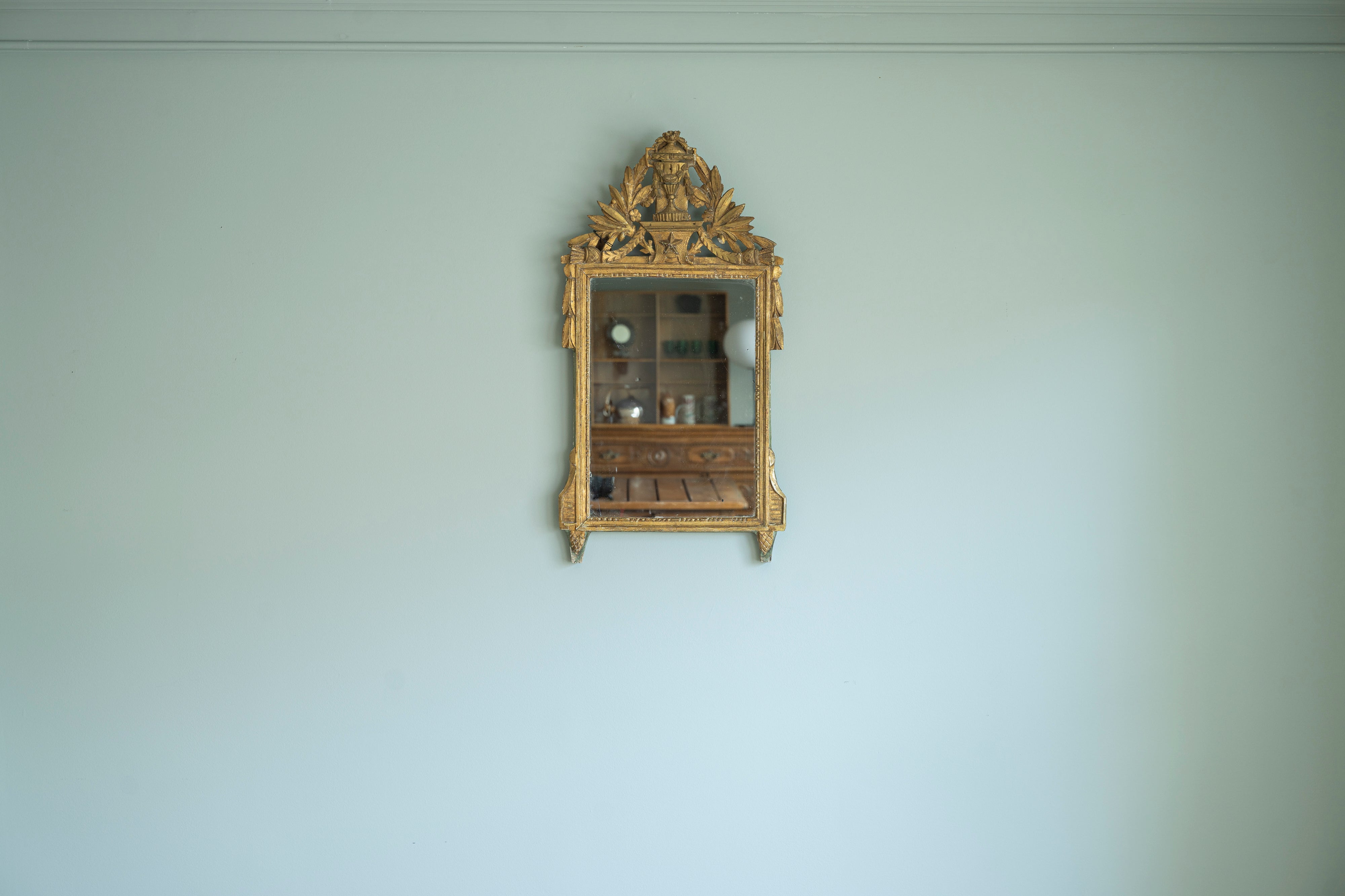 French Gilded Carved Mirror