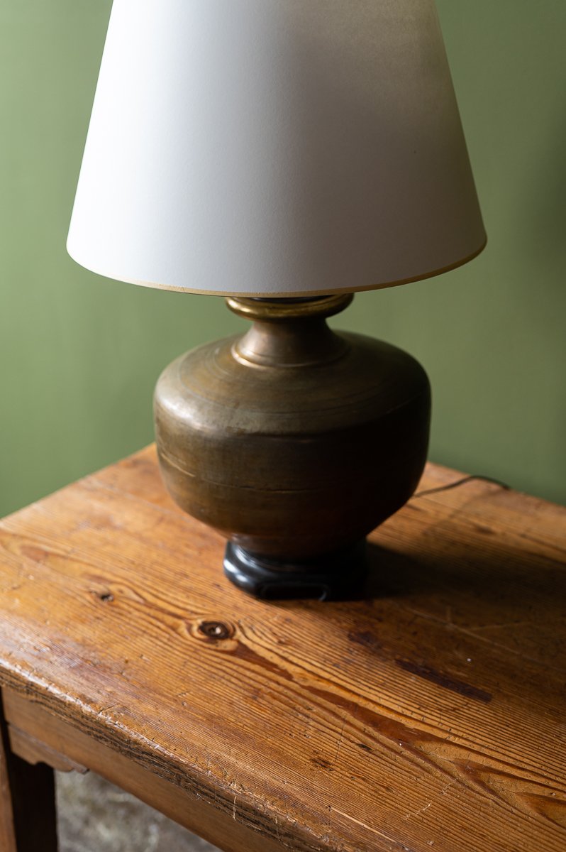 Mid Century Brass Lamp
