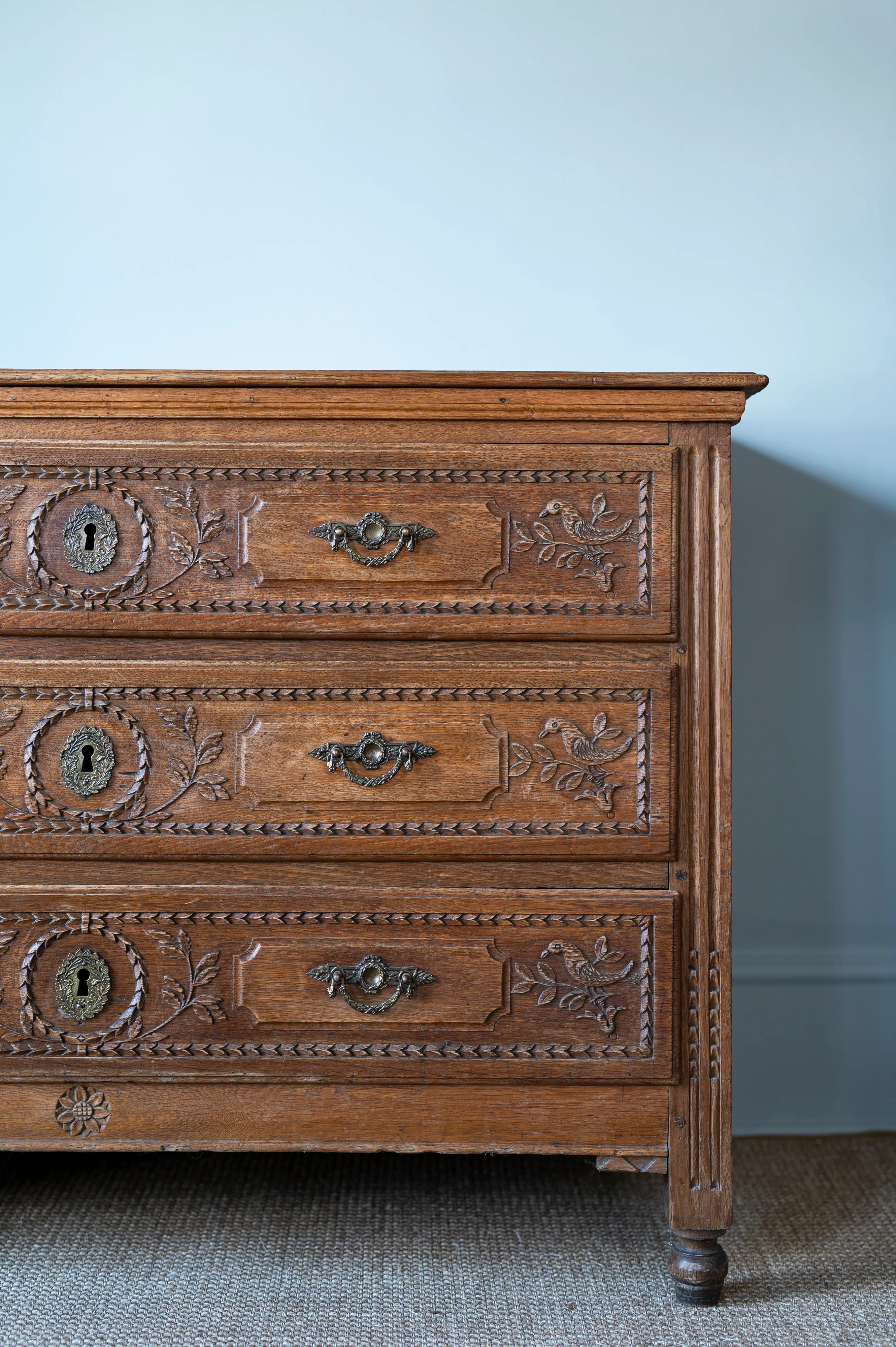 Belgian Carved Chest