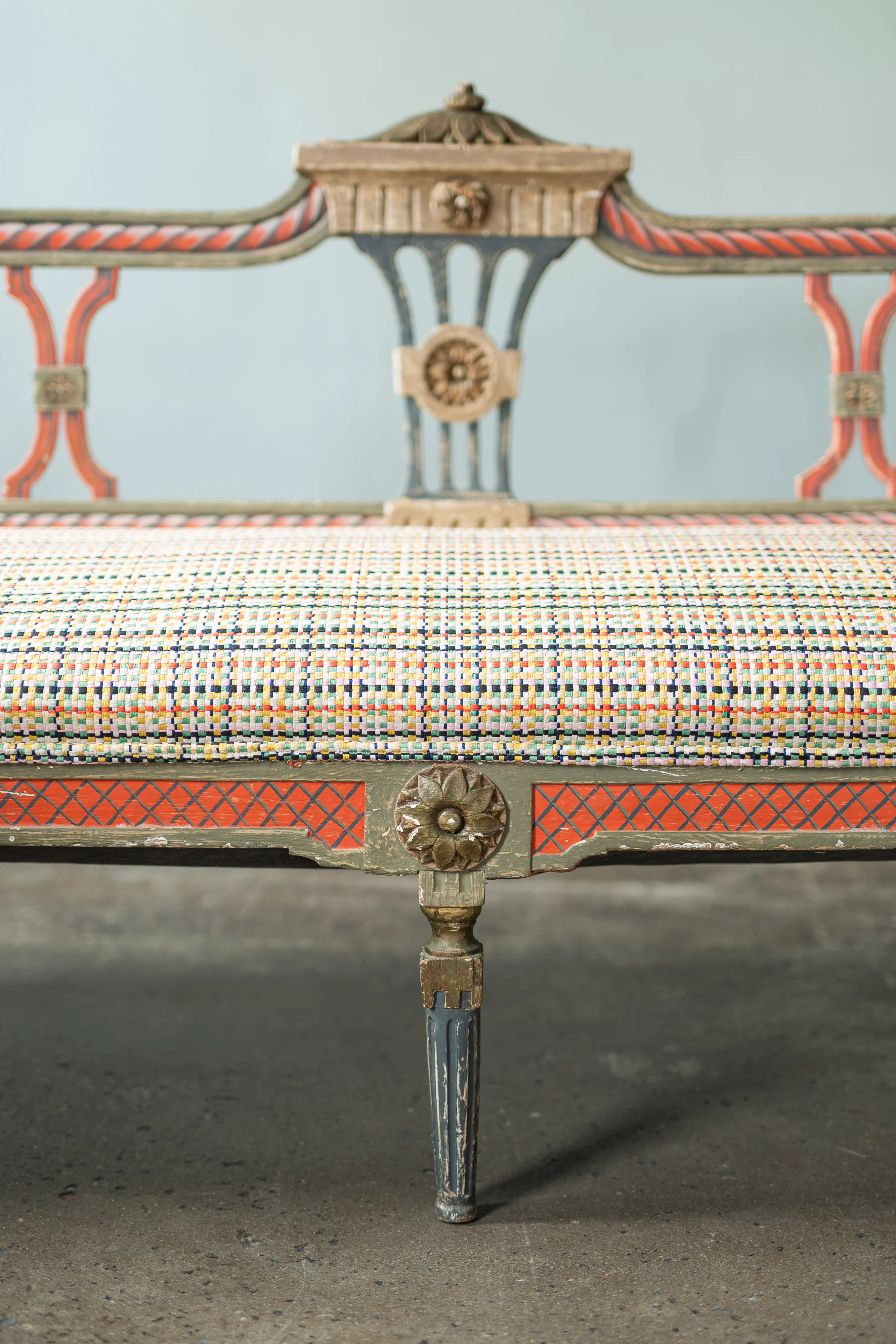 Italian Painted Bench