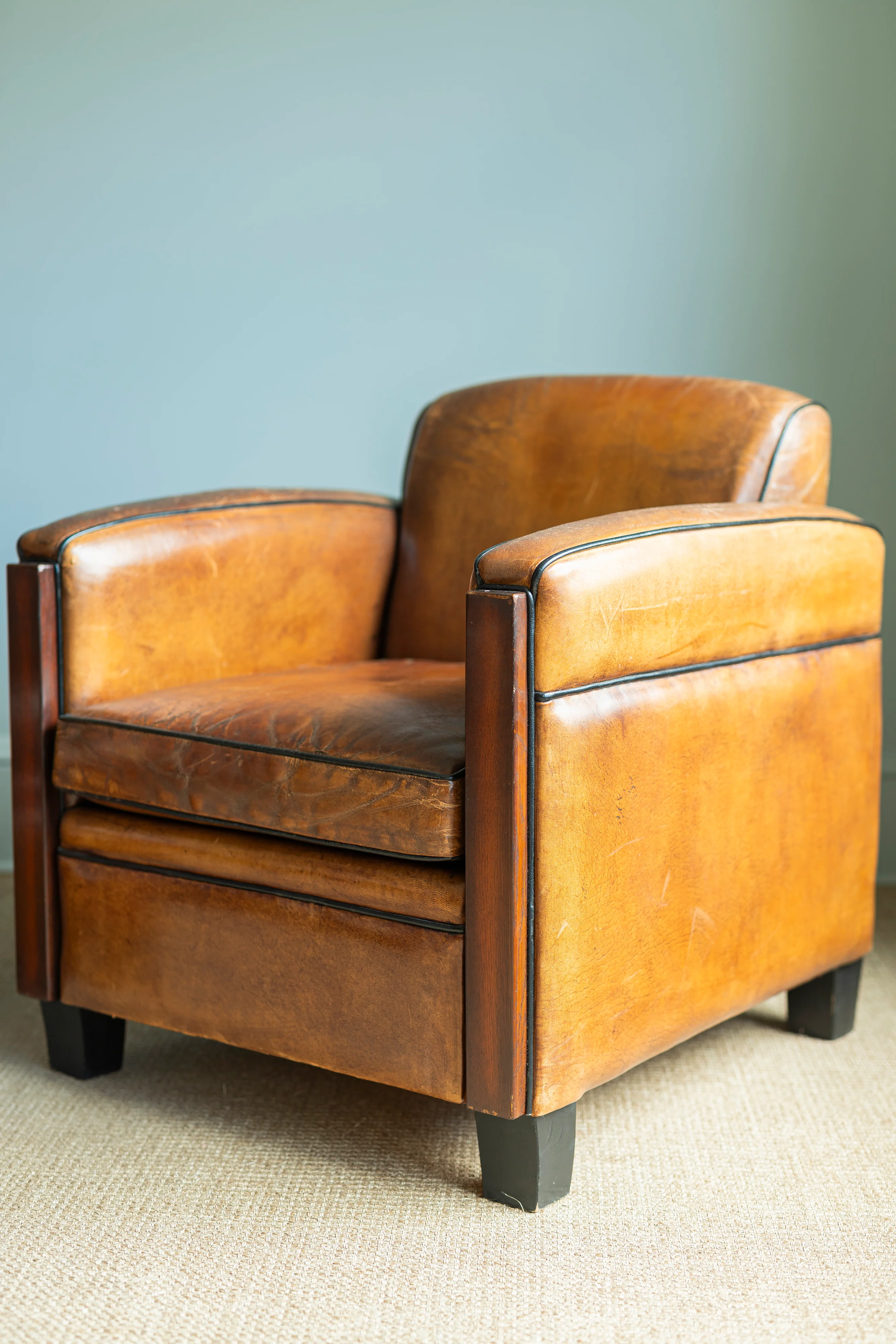 Pair of Vintage Leather Chairs