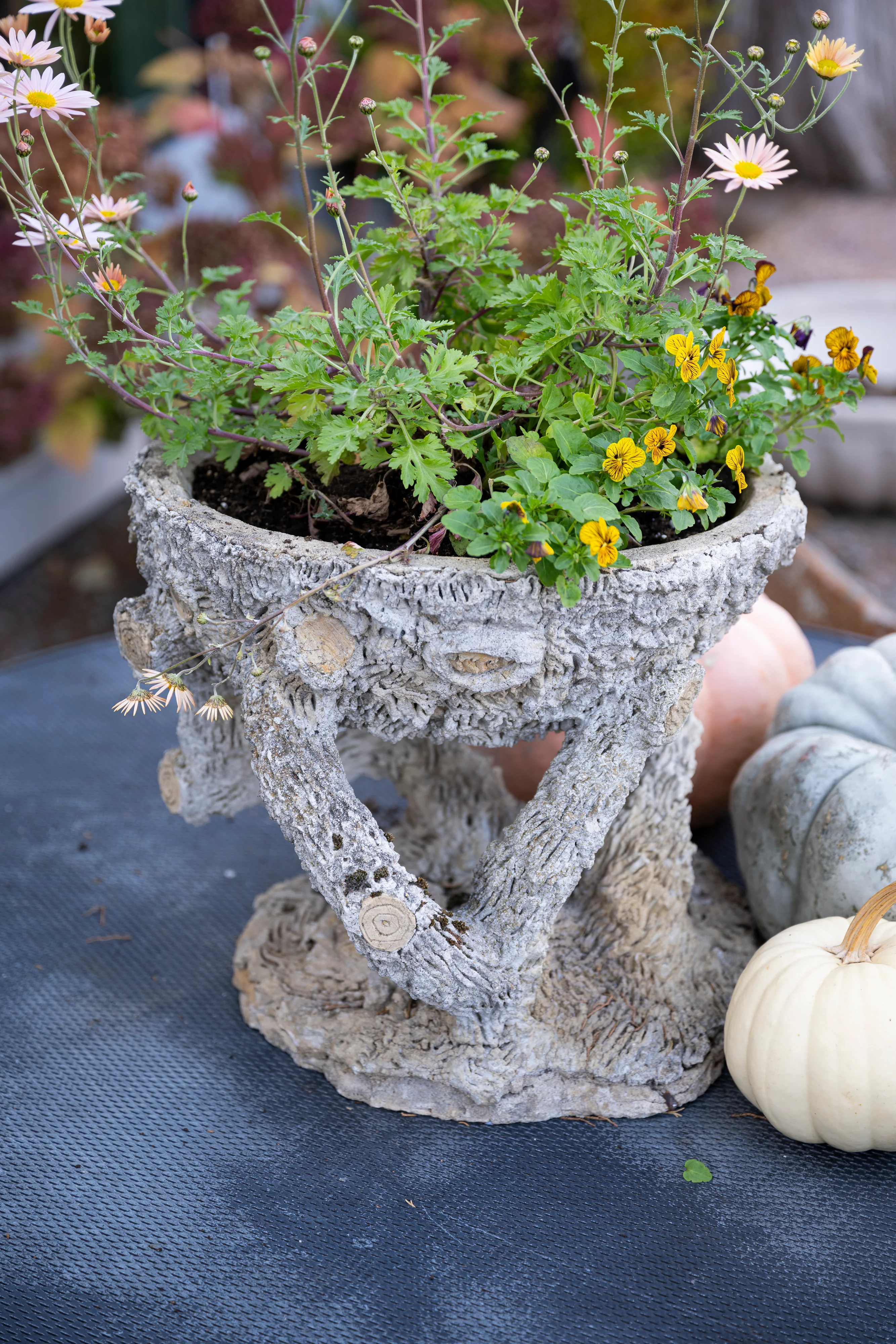 Faux Bois Planter