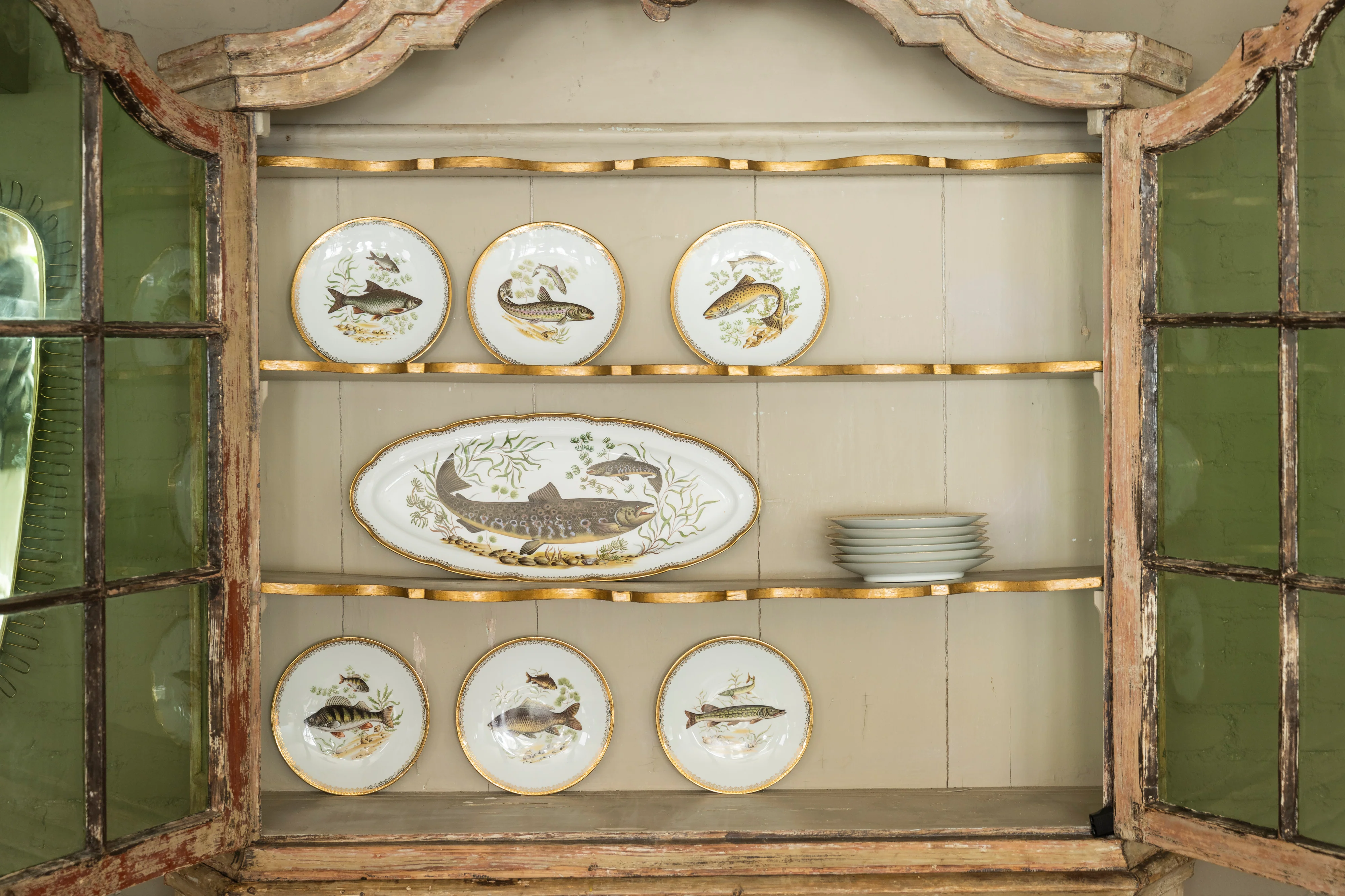 Limoges Fish Platter and Plates