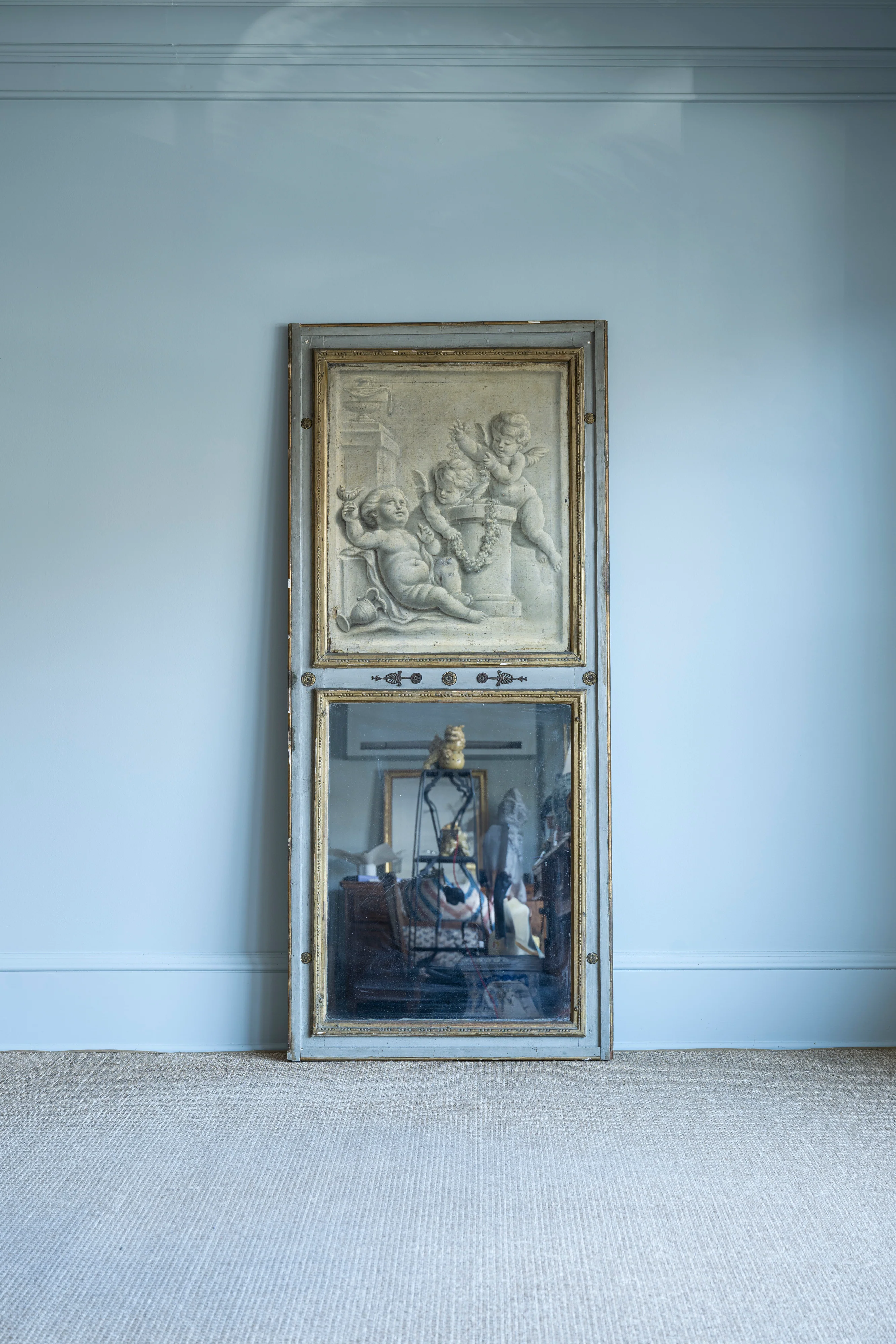 French Trumeau Mirror