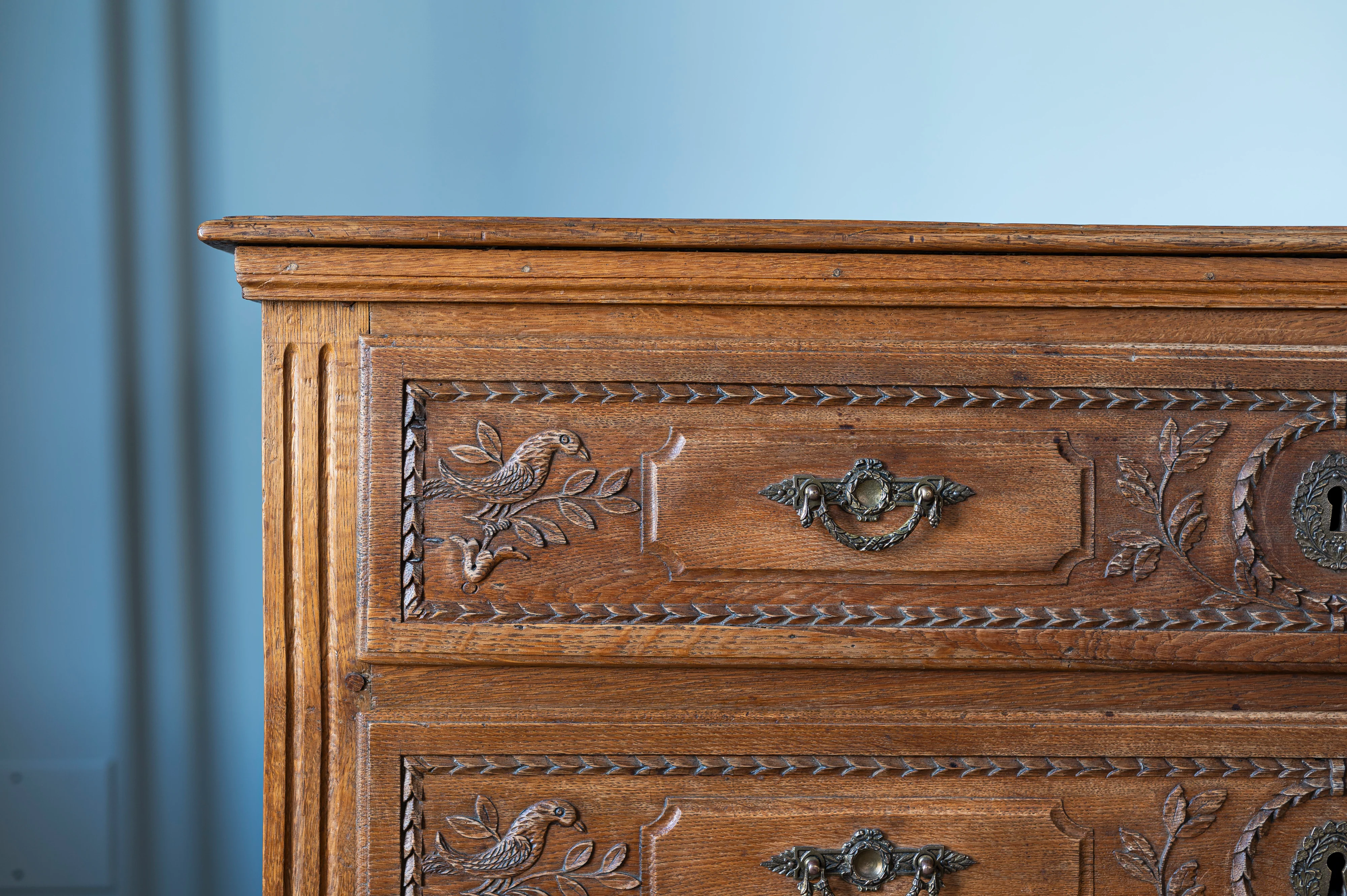 Belgian Carved Chest