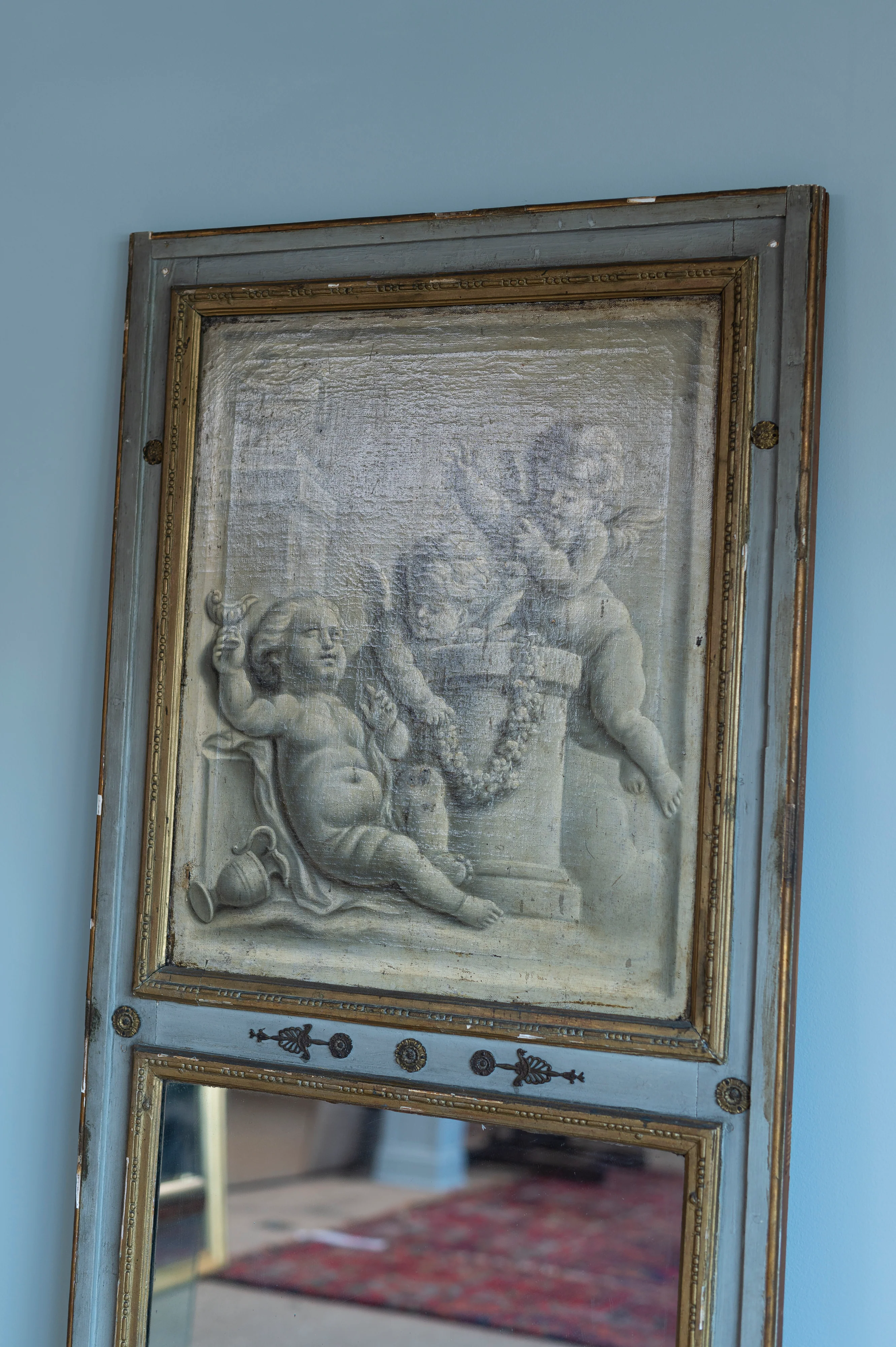 French Trumeau Mirror