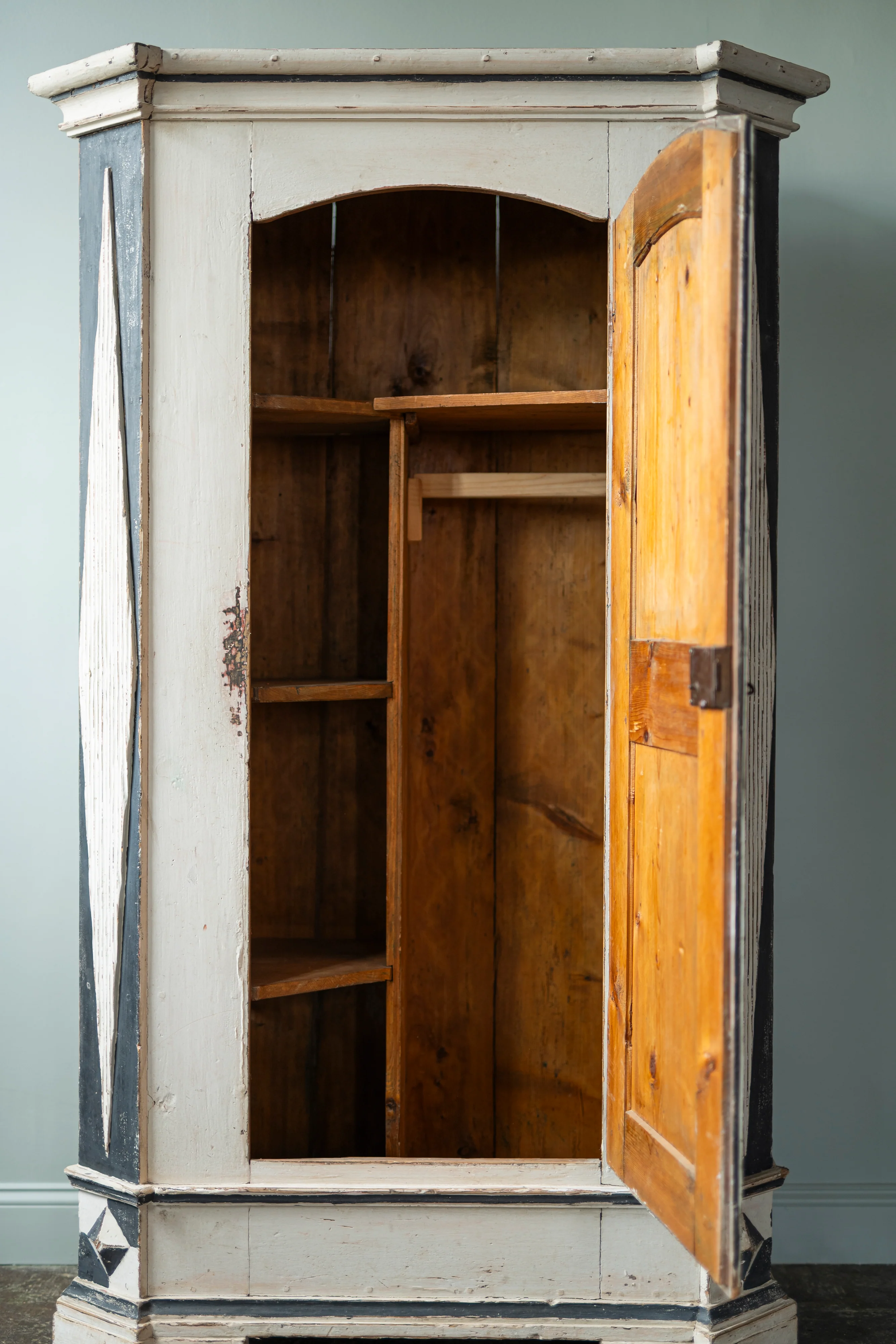 Swedish Painted Armoire
