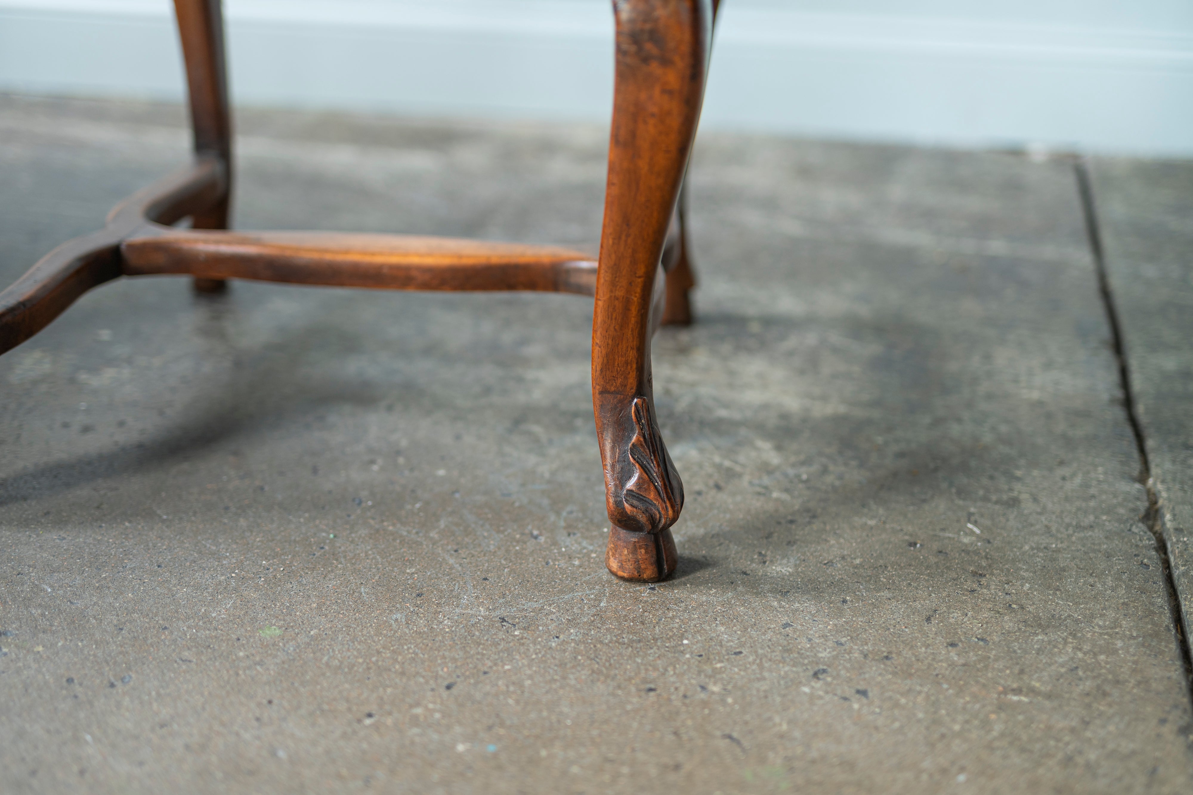 Italian Walnut Chairs, Set of 8