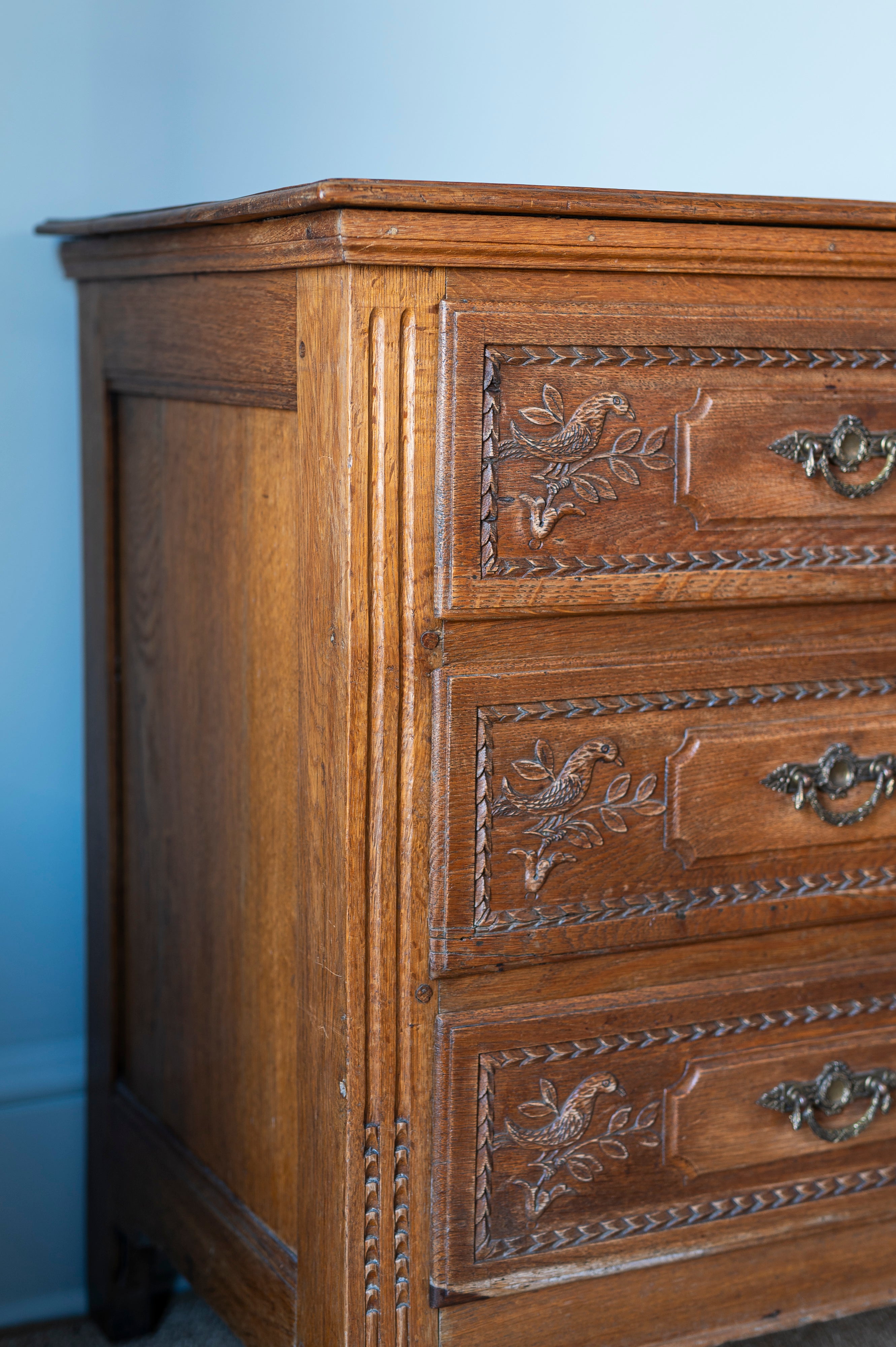 Belgian Carved Chest