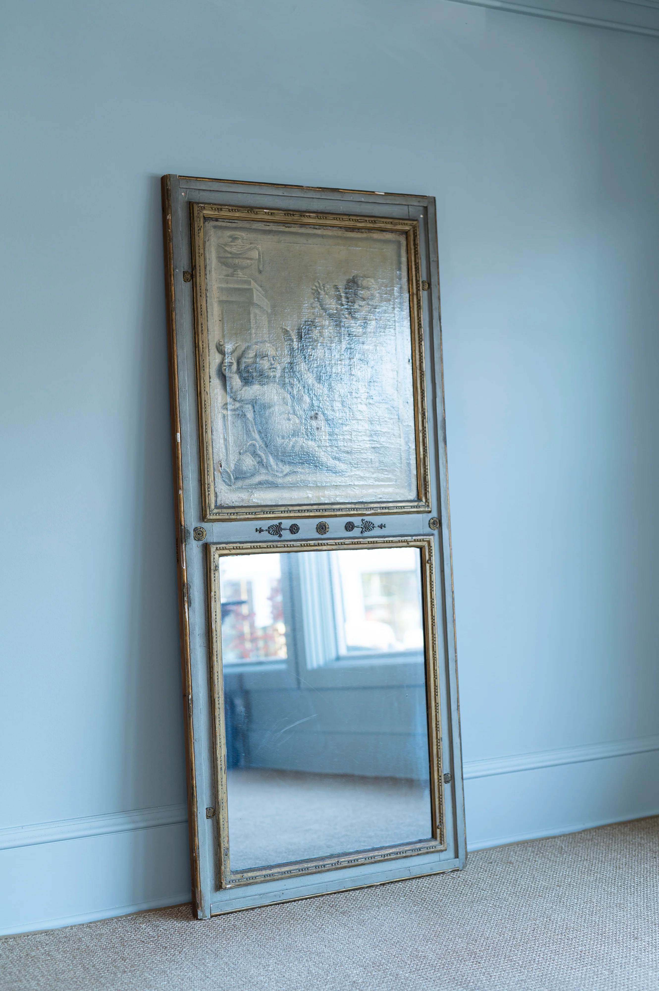 French Trumeau Mirror