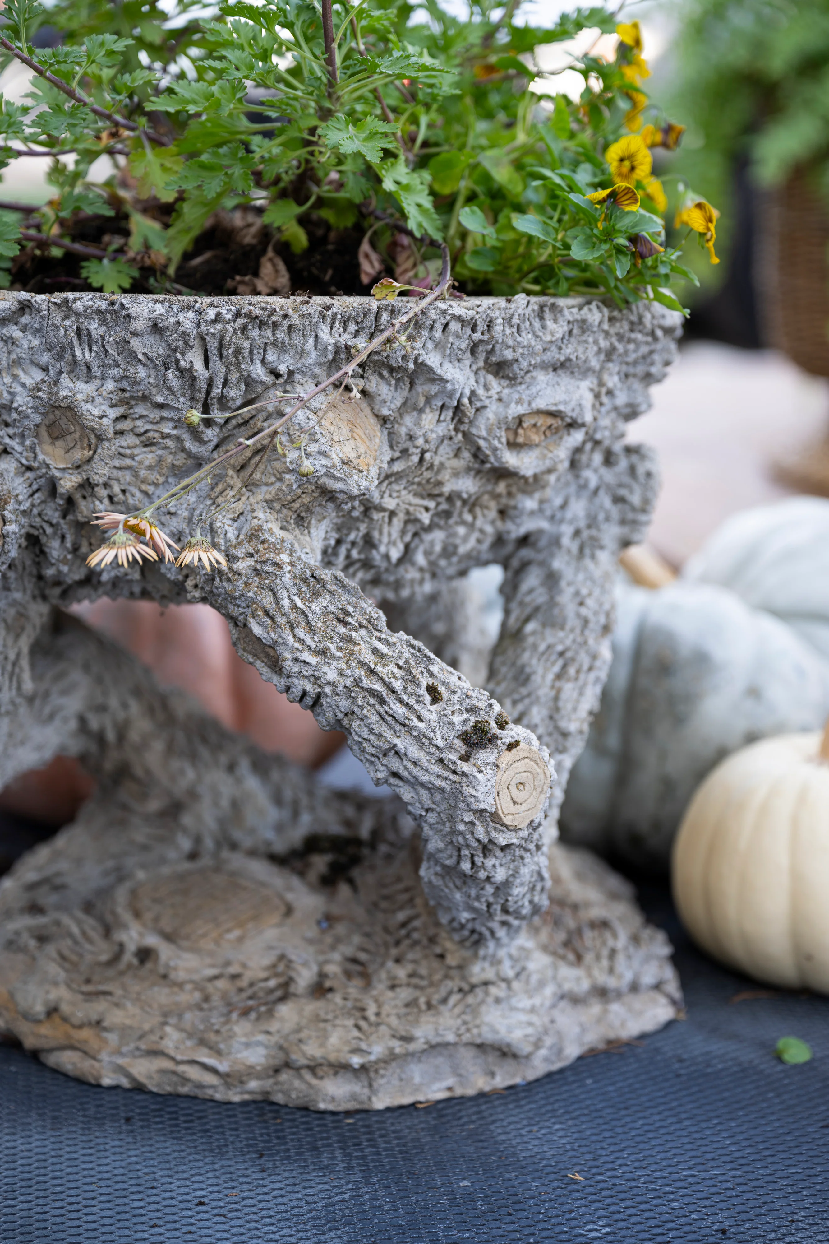 Faux Bois Planter