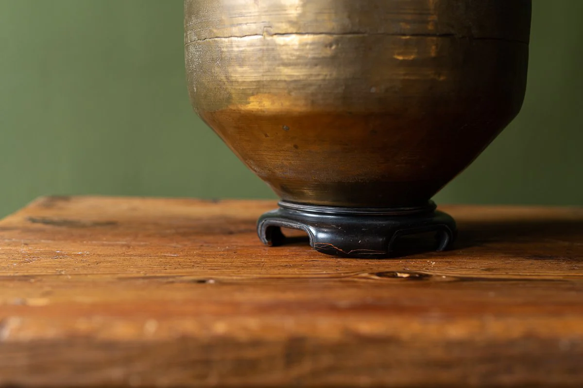 Mid Century Brass Lamp