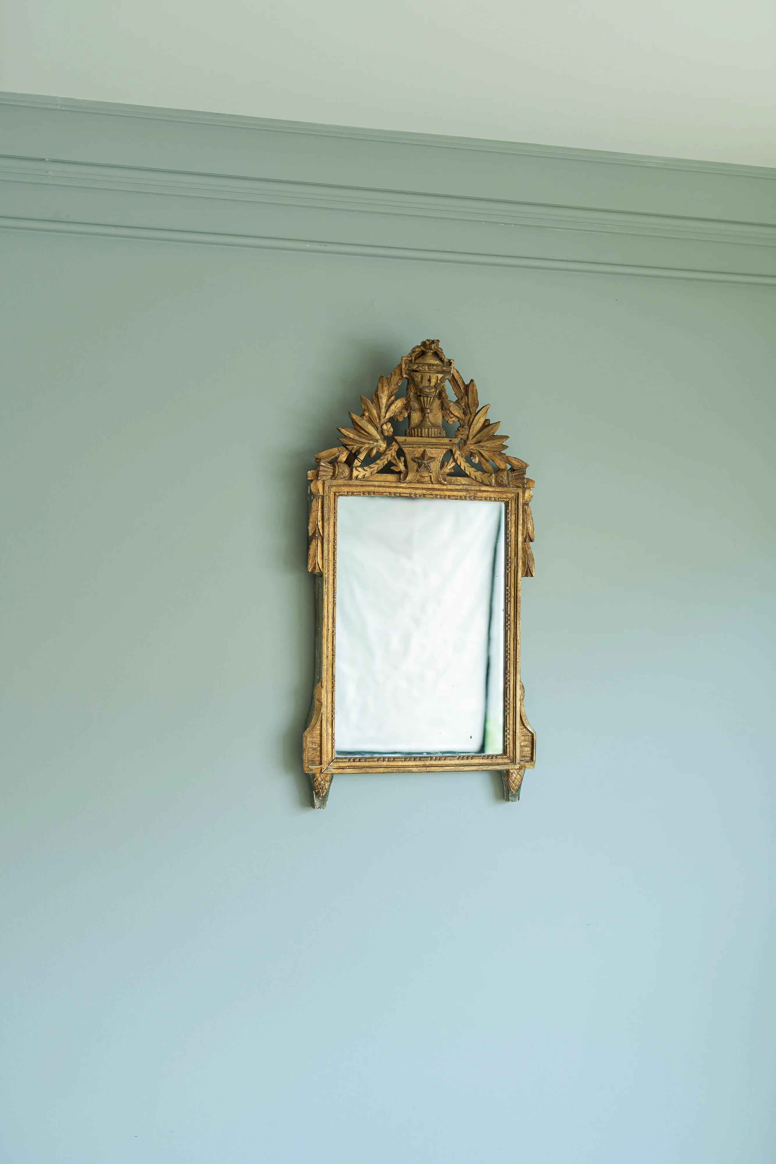 French Gilded Carved Mirror